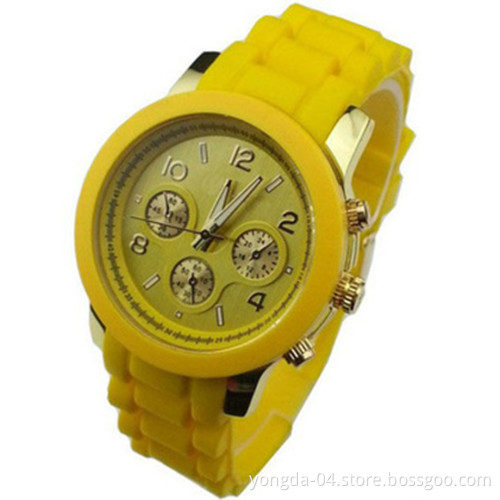 New Products Geneva Silicon Watches Fashion